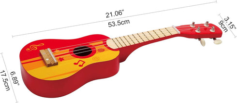 Red Wooden Ukulele for Kids by Hape