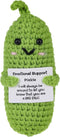 Letken Encouragement Pickle Plush Toys Positive Crochet Animals Gifts Encouragement Birthday Gifts, Christmas