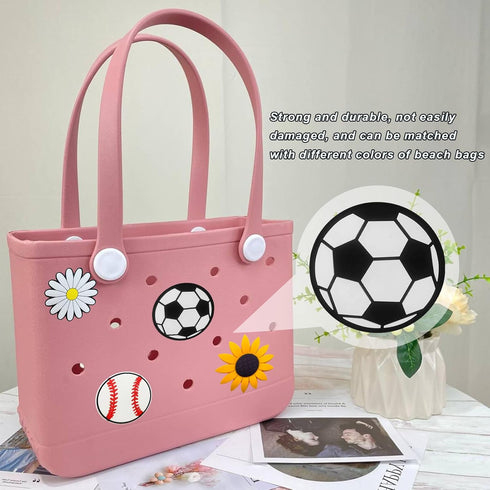 Rubber Beach Bag Accessories, PVC Rubber Decoration for EVA Purse Bogg Inserts Y064figure 29