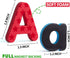 192 Pcs Magnetic Letters and Numbers Foam Set, 9 Color Alphabet Magnets Gift for Preschool Kids Educational Toy