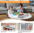 Over Door Organizer and Storage - Toy Hanging Container Holder with 4 Removable Clear Bins for Nursery, Bathroom