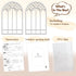 1/12 iLAND Scale Accessories of Dollhouse Window, Wooden DIY Dollhouse Building Supplies, Complete Miniature Window Kit