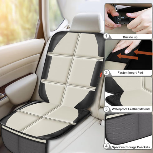 Protector,2 Pack 600D 2 (2 Pack XHYANG Car Seat Car Seat Protectors Baby Carseat Waterproof Durable Fabric for Child