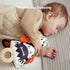 TUMAMA High Contrast Baby Toys, Black and White Infant Toys 0-3 Months, Soft Sensory Rattles with Teether