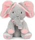 Cuteoy Peek A Boo Elephant Interactive Plush Toy with Moving Ears Musical
