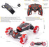 4WD Stunt Car, 2.4 GHz Gesture Sensor RC Cars, Double-Sided Vehicle 360° Flip Buggy with Music Spray, Best Gift for