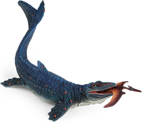 SIENON Jurassic Mosasaurus Dinosaur Toy Figure - 11.4 , Large Plastic Ocean Dinosaur Playset for Bath Pool Toy Cake
