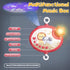 Lights,360Rotation 400 Mini Tudou Baby Crib Mobile with Music and Remote Control Musical Mobile for Crib
