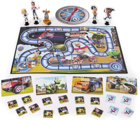 Rusty Rivets Quick Bits Path Game Board Game with Crush Figure
