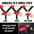 UnbuckleMe Car Seat Buckle Release Tool - Easy Opener Aid for Arthritis, Long Nails, Older Kids (Red)