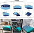 Swimming 48In,G Jasonwell Foldable Dog Kiddie Pool - Hard Plastic Kids Paddling Pool Toddler Baby Pools for Backyard