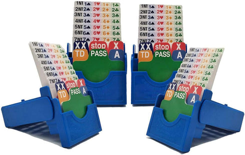 BabyFoxy Jranter Set of 4 Bridge Bidding Boxes for Bridge Game- Set of