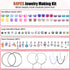 AIPRIDY Charm Bracelet Making Kit, Unicorn Mermaid Crafts Gifts Set for Girls 5-12 Years Old (84 Pieces)