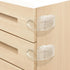 Maveek Drawer Baby Proofing, Baby Proof Kitchen Drawer Lock, Corner Furniture Latch