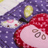 CribMATE 1 Nursery Crib Quilted Comforter PC Baby Girl Baby Boy Crib Quilt/Comforter Baby Gift Idea (Purple Elephant)