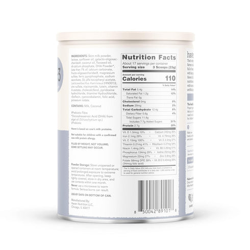 A2 3 14.1 Oz Haven Cow Toddler Formula, Grass Fed Cow Milk Powder for Toddlers With Protein, Probiotics, Prebiotics