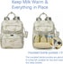 Generic Backpack Diaper Bag for Baby Large Capacity Waterproof Travel Tote, Multifunction Baby Bag with Changing Pad