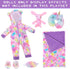 18" Set 18 Inch American Doll Clothes and Sleep Bag Accessories,Sleepover Outfit Fits Dolls Include Rainbow