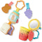 Melissa & Doug Multi-Sensory Take-Along Clip-On Infant Toy 2-Pack (PB&J and Bubble