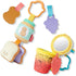 Melissa & Doug Multi-Sensory Take-Along Clip-On Infant Toy 2-Pack (PB&J and Bubble