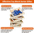 6 Tray Sorter Sifter Box for Lego, Storage Sorter Brick for Building Blocks, Gift for Lego Lover Teens and Adults