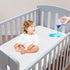 Moonsea Crib Mattress Protector Waterproof,Mattress Cover Protector, Smooth Top Mattress Protector for