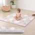 Baby Play Mat for Floor,1.3" Thick Cushioned Playpen Mat 50"x50",Extra Soft Elasti-Foam,Water