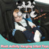 GKDOMS Baby Spiral Hanging Stroller and Car Seat Toys Black and White High Contrast Sensory Toy Newborn Plush Activity