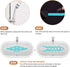12 Secopad Original Anti-Slip Shower Stickers for Bathtub & Shower Floor, Strong Adhesive Safety Strips with Scraper