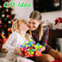 FODYNE 50Pcs Pop its Fidget Spinners for Kids, Fidgets Toys Bulk for Adults, Valentines Day Gifts Anxiety Toys Stress
