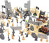 Toy Soldiers Medieval Plastic Knight Action Figure - Castle Playset with 250PCS Mini Ancient Soldiers Warriors