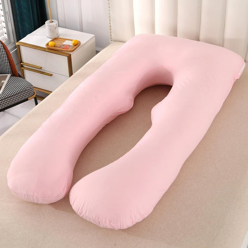 57 Inch Amagoing Pregnancy Pillow, U Shaped Maternity Full Body Pillow for Sleeping, Support for Women with Hip, Leg