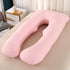 57 Inch Amagoing Pregnancy Pillow, U Shaped Maternity Full Body Pillow for Sleeping, Support for Women with Hip, Leg