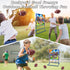 Throwing Target Game for American Football, Outdoor Fun for Kids 6-12, Perfect for Parties and Gatherings