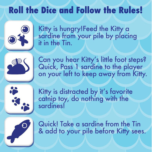 2-5 4 Gamewright - Feed The Kitty - A Delicious Game of Mice and Dice - Players - Ages and Up