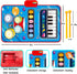 Baby Musical Mat Toddler Toys Age 1-2, 3 in 1 Piano Drum Play Mat for 12-18 Months, Birthday Gifts for Boys Girls