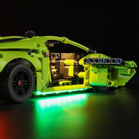 BRIKSMAX LED Lighting Kit for Lego Lamborghini Huracán Tecnica - Compatible with Lego 42161 Technic Set