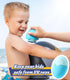 Sunscreen Applicator Brush Set for Kids, Adults & Families - BPA Free & Refillable, Sun Lotion Applicator (Blue)
