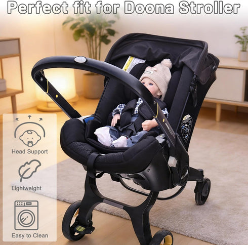 yarboofo Infant Car Seat InsertCarseat Head Support for Baby Preemie Newborn Infant,Babies Insert for Doona