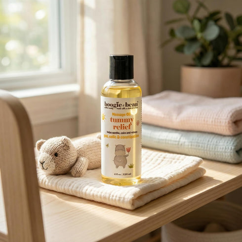 Tummy Colic Baby Relief, Baby Gas Relief for Infants Massage Oil; Gas Passer