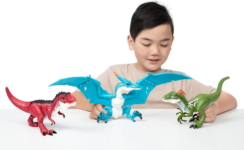 Robo Alive Dino Action Pteradactyl by ZURU Dinosaur Toys, Real Biting Action, Lifelike Roars Sound, Battery-Powered