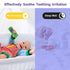 Hooku 2-Pack 0-6 6-12 Silicone Teethers for Babies & Months, Sensory Chew Toys & Remote Control Toys for Infants
