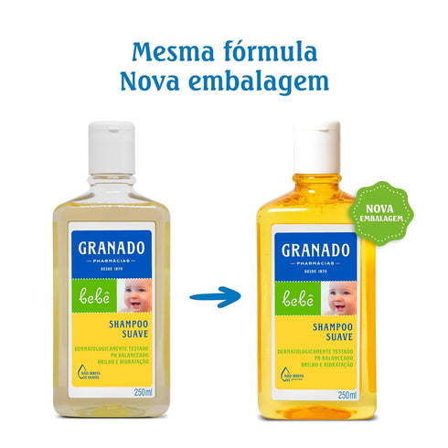 Granado Linha Bebe Shampoo Bebe Tradicional, 250 ml
