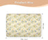 siphylline 52" 34" Yellow Purple Fresh Flowers Extra Large Resuable Training Pee Pads for Kids Soft Absorbent Mattress