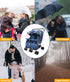 Double Stroller Rain Cover, Weather Shield for Side by Side Baby Double Stroller, Universal Waterproof Stroller Cover