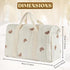 RSENFREMIOR Mommy,Bear Diaper bag Tote,Large Hospital Bag for Baby Stroller Storage Bag