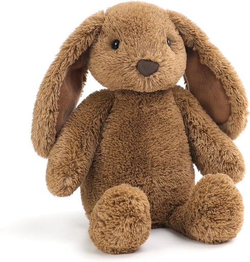 RECUR Plush Rabbit Stuffed Animal Toy,Soft Plushie Brown Rabbit,12 Inches,Adorable Gift for