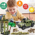Military Toy Model Car Guard Tower Weapon Pack Building Block Toys Compatible with Mini figure Brick Toy for Boys Age 6-12 Years (173pcs)