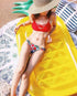 Swimming Inflatable Pool Floats for Kids and Adults, Large Water Inflatable Pineapple Pool Float for Pool