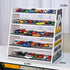 kivcmds 1/64 Kivmcds Hot Die Cast Wheel Display CaseFive-Tier Stepped car Model Display StandToy Car Storage Display